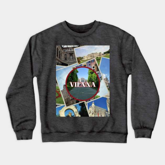 Vienna Schönbrunn Palace Park round design Crewneck Sweatshirt by DesignerPropo